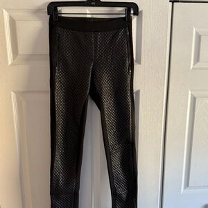 BCBG Maxazria Nicolas Quilted Faux Leather Pant/ Legging XXS